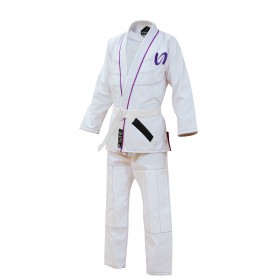 Female UFG Essential BJJ Gi White Pearl Weave